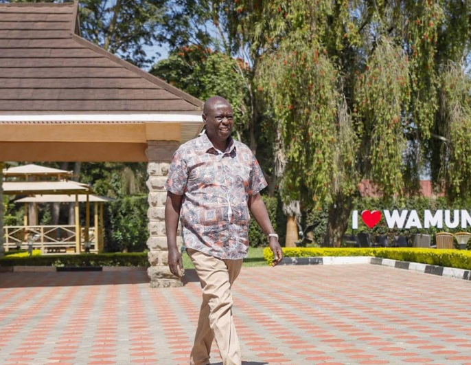 Former DP and DCP Party leader Rigathi Gachagua ata a past occasion. PHOTO/@Hon_Njeri_Maina/X