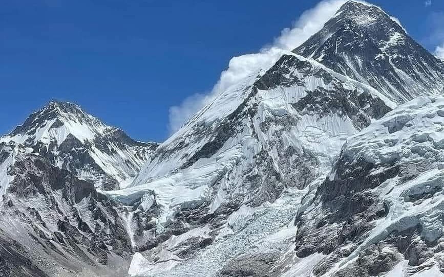 Mount Everest view from Kalapather. PHOTO/@Rajabjpwb/X