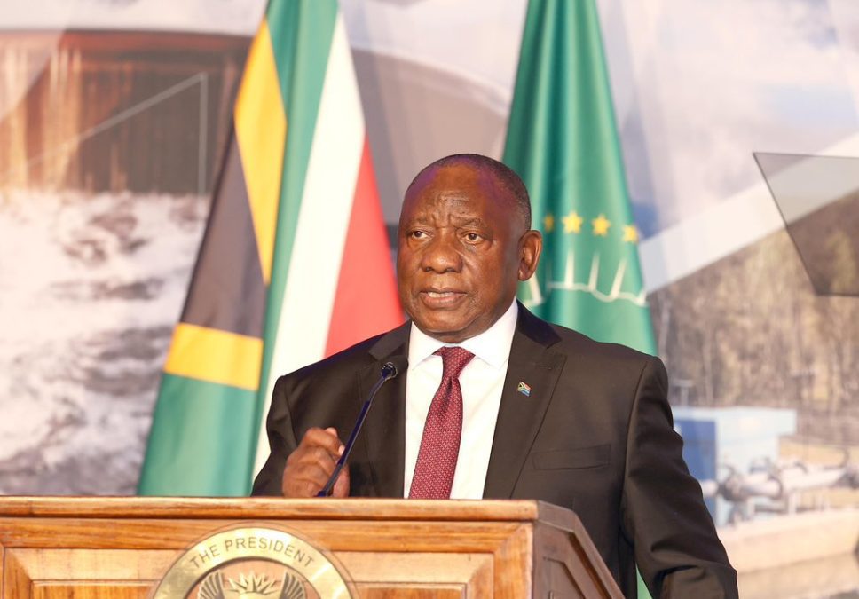 South Africa's President Cyril Ramaphosa.