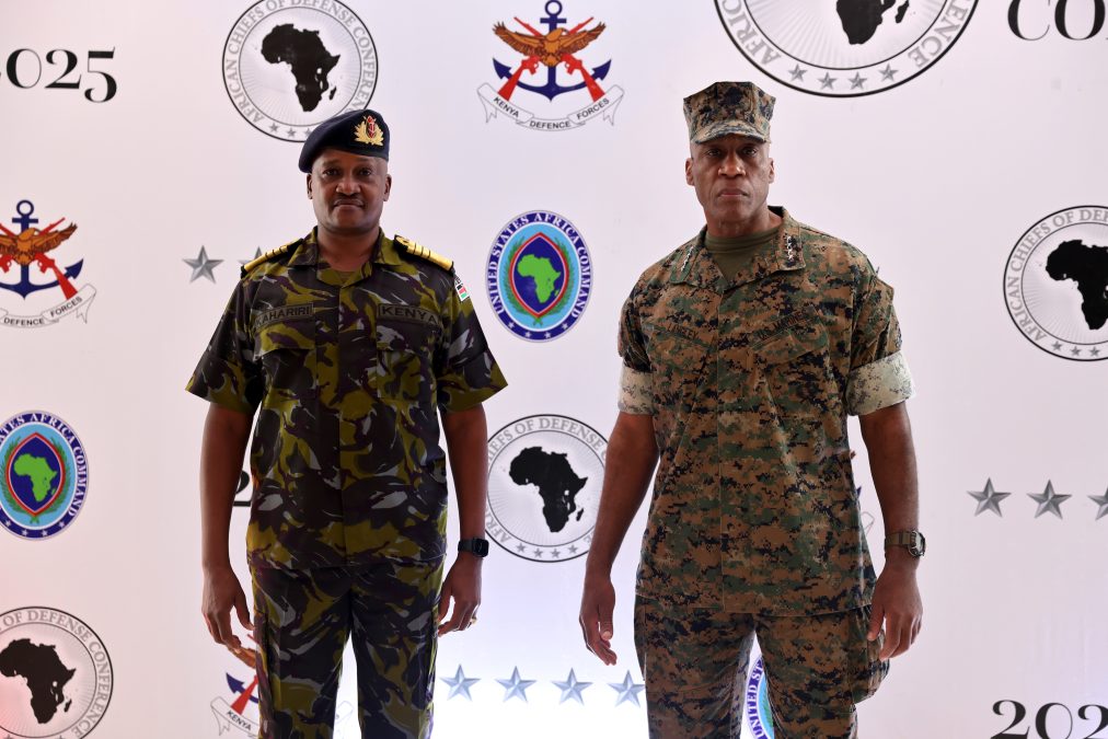 Gen. Langley joined Kenyan Gen. Kahariri for a walkthrough ahead of the 2025 African Chiefs of Defense Conference in Nairobi