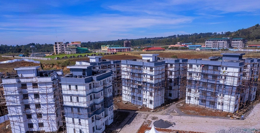 Affordable Housing in Ol Kalou, Nyandarua county. PHOTO/@ahb_kenya/X