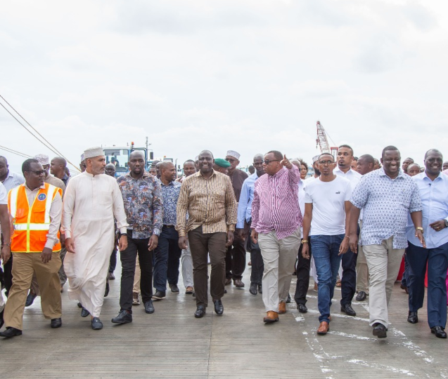 President William Ruto in 2022, when he visited the Port of Mombasa. PHOTO/@WilliamsRuto/X