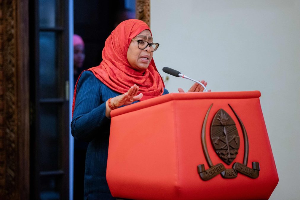 President Samia Suluhu Hassan speaking on Saturday, May 24, 2025. PHOTO/@ikulumawasliano/X