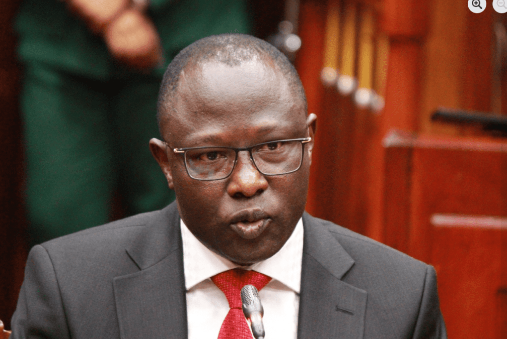 IEBC chair nominee Ethekon Edung while appearing before the National Assembly JLAC committee.