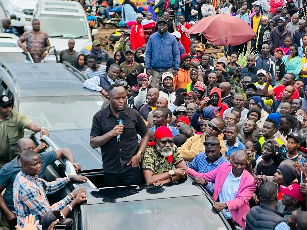 Kitale residents turns up in numbers to welcome Natembeya home
