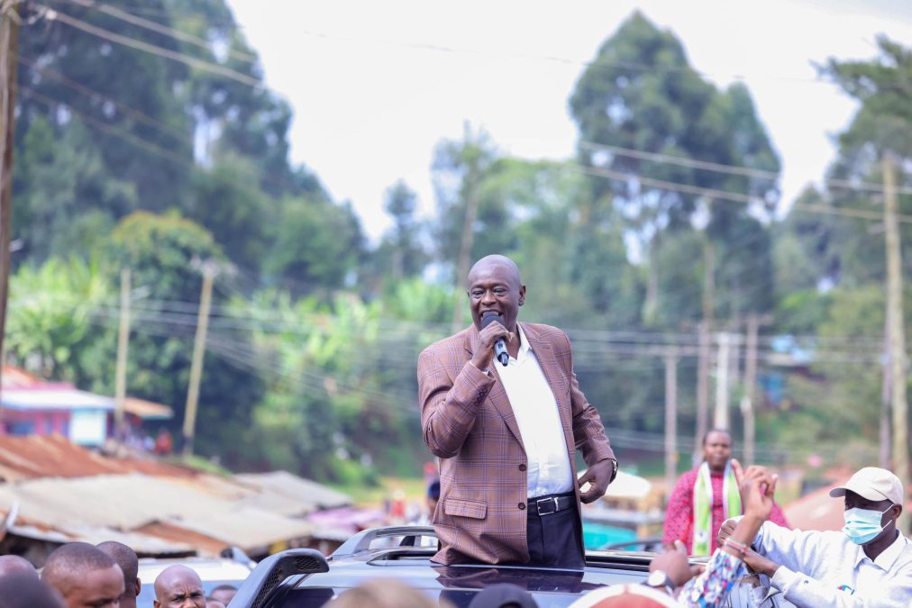 Gachagua speaking in Muranga on Sunday, May 25, 2025. PHOTO/https://www.facebook.com/DPGachagua