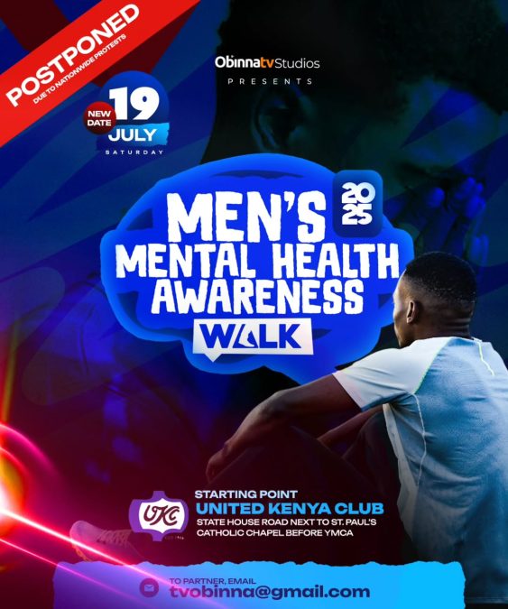 Oga Obinna postpones men's mental health awareness walk 