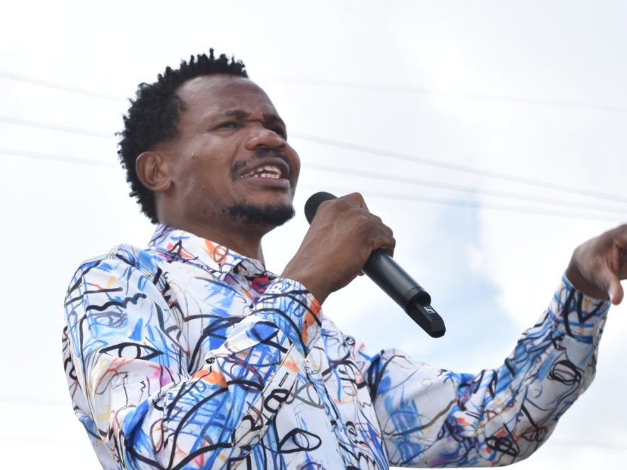 Mumias East MP Peter Salasya at a recent rally during his tour. PHOTO/@pksalasya/X