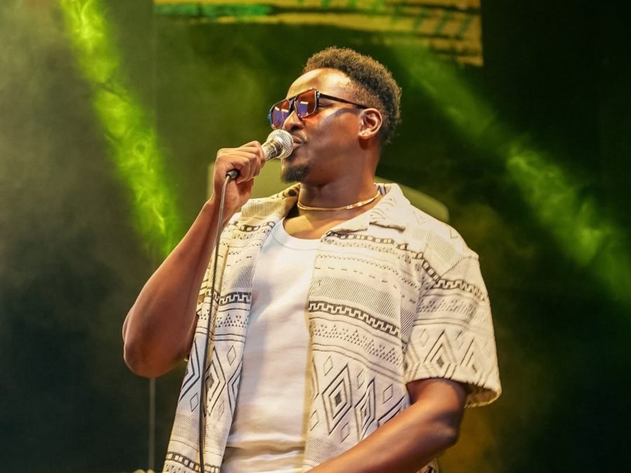 Musician and songwriter Okello Max performing at a past event. PHOTO/@okellomax/Instagram