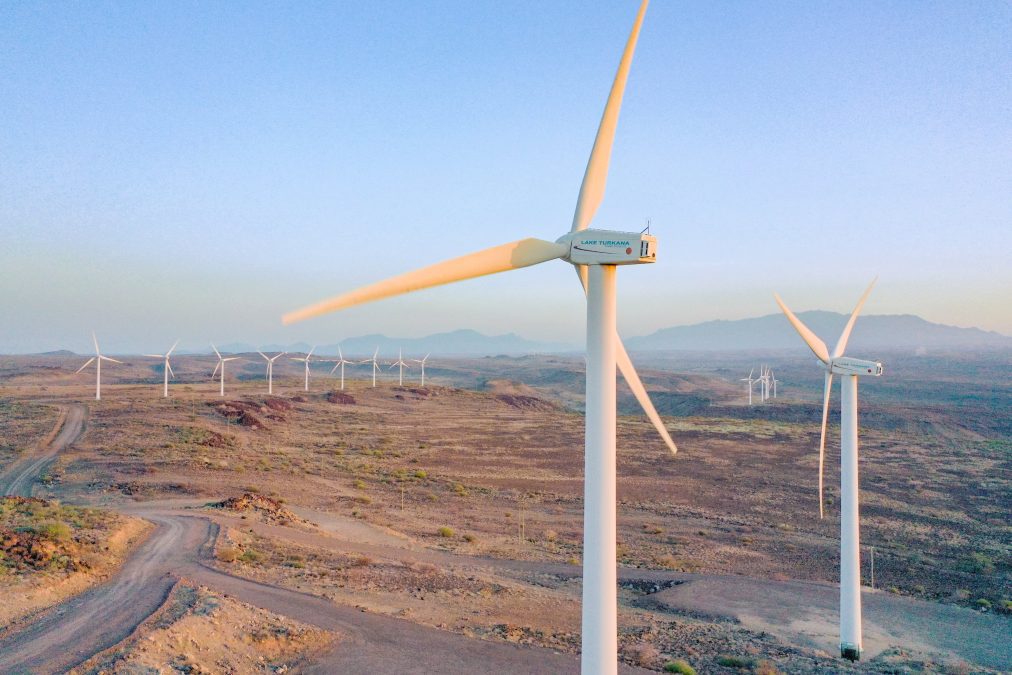 Wind turbine at the Lake Turkana Wind Power project site. PHOTO/@LTWPOfficial/X