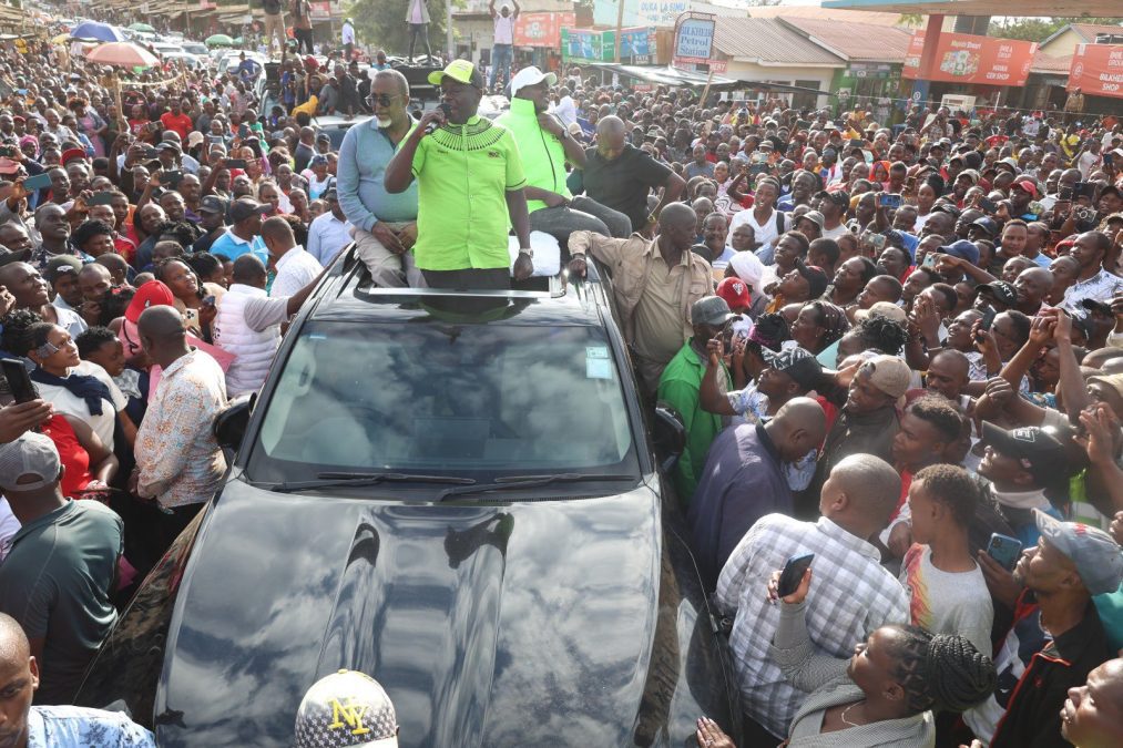 Rigathi Gachagua speaks during a visit to Kibwezi on June 6, 2025. PHOTO/@rigathi/X
