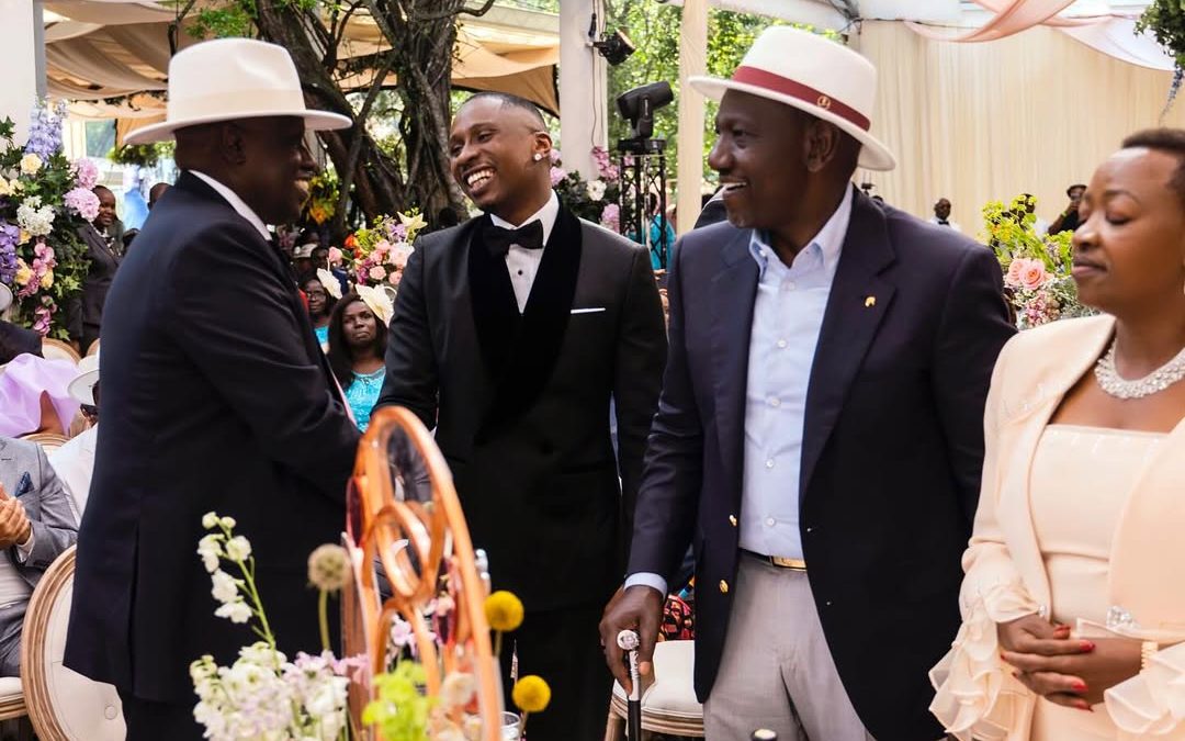Juma Jux serenades engagement of billionaire David Lang’at’s daughter graced by Ruto