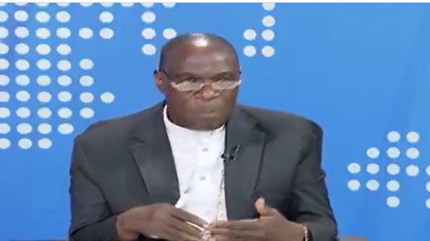 NCCK chair in Nairobi, Rev. Dr Alphonse Kanga, speaking during an interview on June 23, 2025. PHOTO/screengrab by K24 Digital from a video posted on X