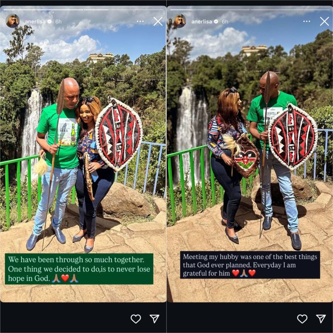 Posts shared by Arnelisa Muigai on Sunday, May 1, 2025, on Instagram. PHOTO/Screengrab by K24 Digital from @arnelisa