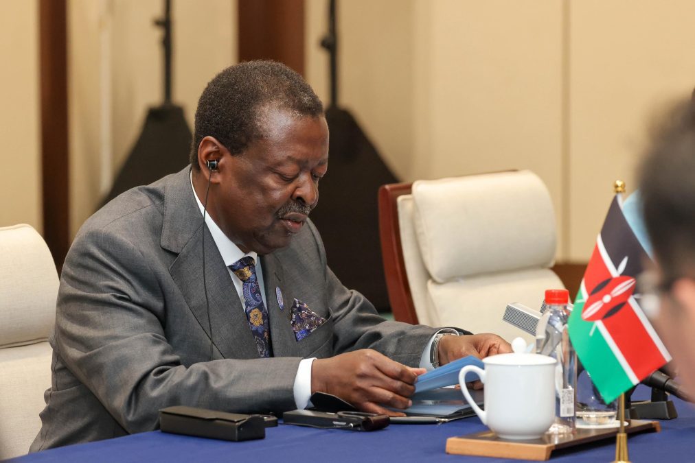 Prime Cabinet Secretary Musalia Mudavadi during one of his meetings on the sidelines of the China-Africa Economic and Trade Expo (CAETE) in Changsha. PHOTO/@MusaliaMudavadi/X