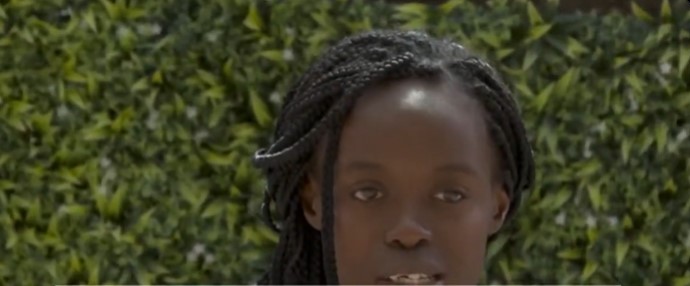 Nevnine Onyango, the widow of slain teacher and influencer Albert Ojwang during an interview with a local TV Station. PHOTO/ screengrab by K24 Digital/https://www.youtube.com/@ntvkenyaonline