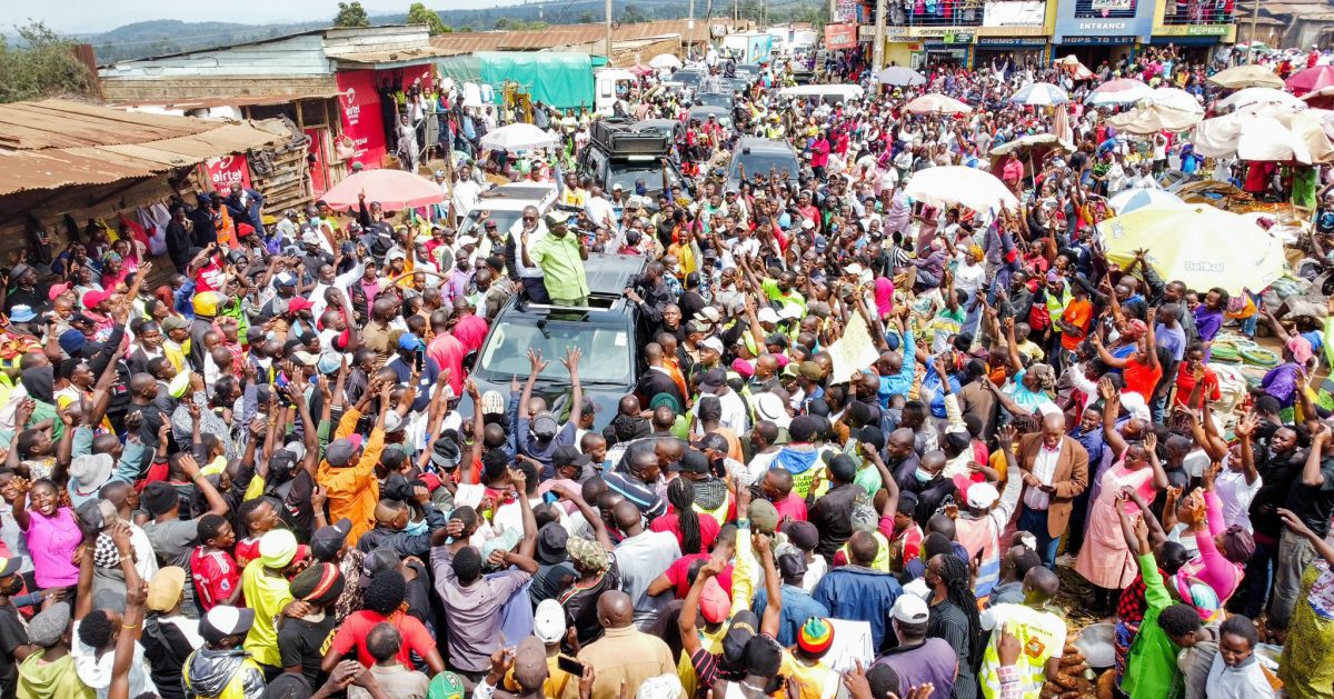 Rigathi Gachagua in Meru