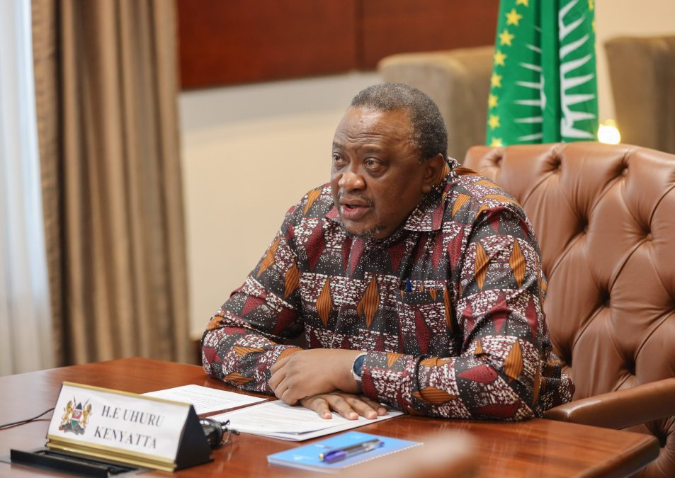 Jubilee party leader and former President Uhuru Kenyatta at a past event. PHOTO/@4thPresidentKE/X