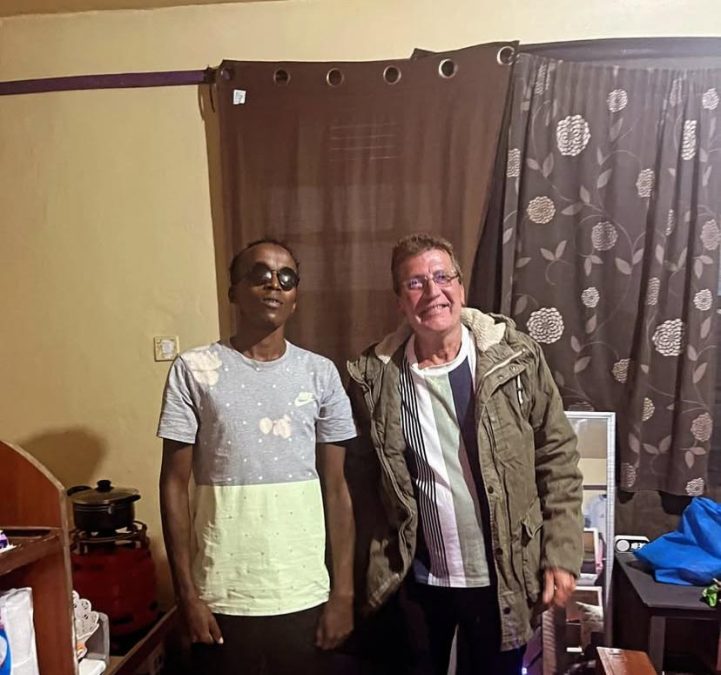 Cliff and his Gen host, Thithad. PHOTO/@thithad3/Instagram