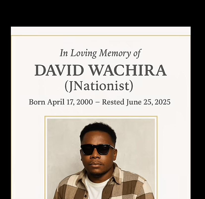 David Wachira and 5 Gen Zs who have crafted own eulogies ahead of June 25 protests