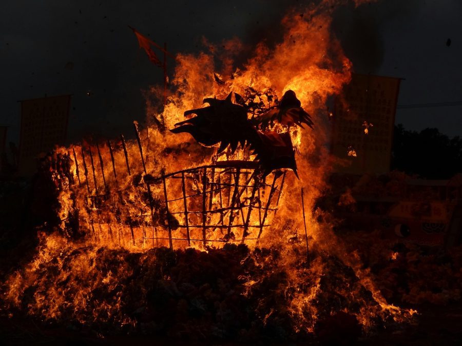 Fire burning a stall. Image used for illustration only.PHOTO/Pexels
