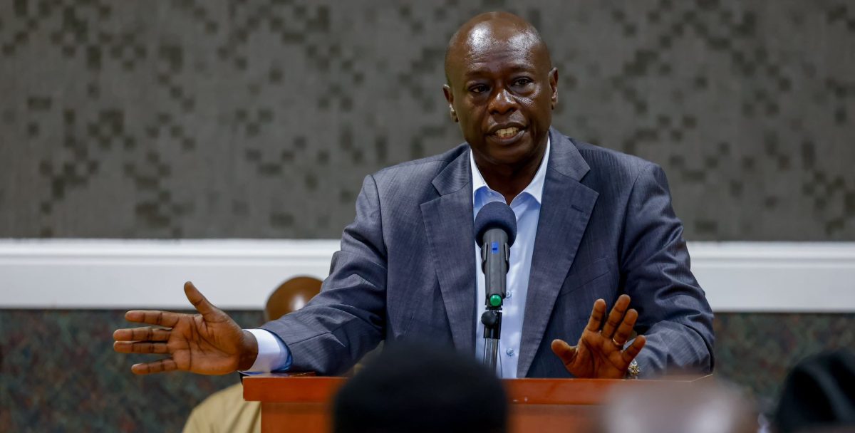 Former Deputy President Rigathi Gachagua speaking during an engagement session with Kenyans in Seattle on Friday, July 11, 2025. PHOTO/https://www.facebook.com/DPGachagua