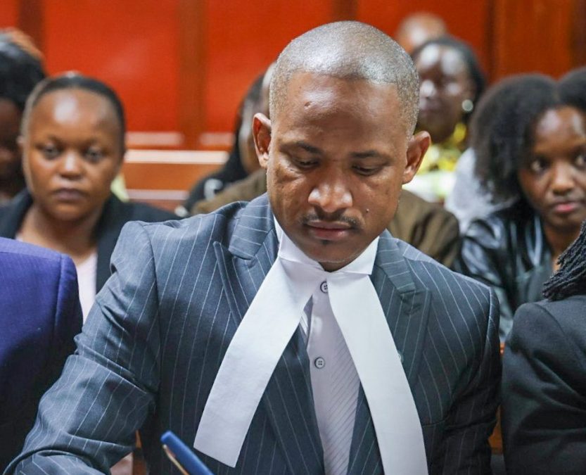 Babu Owino n Court. PHOT/@Ammar_Kassim8/X