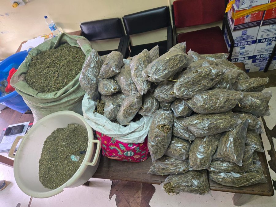 200 kilograms of cannabis (commonly known as bhang) that was seized by the police in Nairobi on Monday, July 21, 2025. PHOTO/@NPSOfficial_KE/X