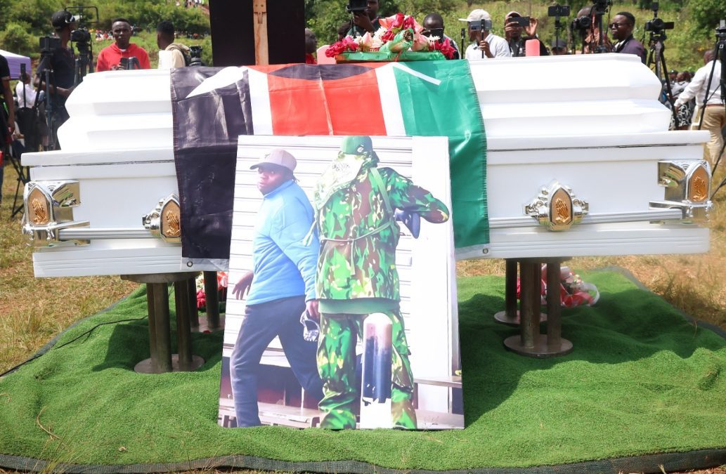 Boniface Kariuki's casket
