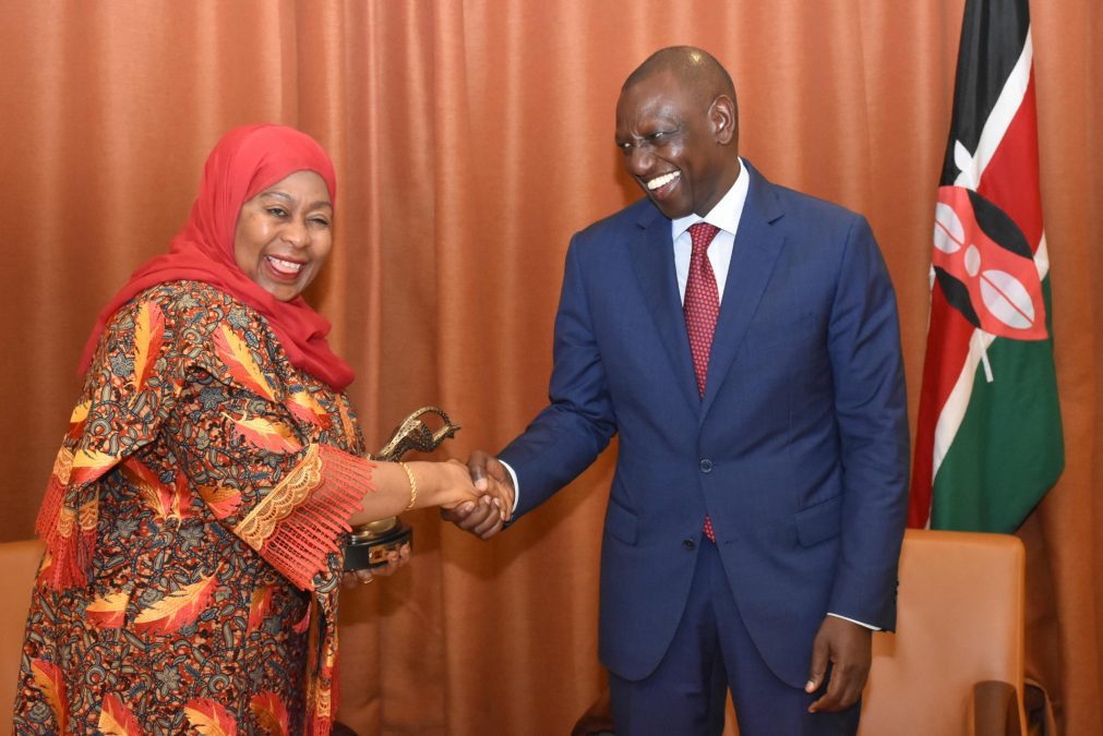 President William Ruto of Kenya and President Samia Suluhu of Tanzania. PHOTO/https://x.com/WilliamsRuto