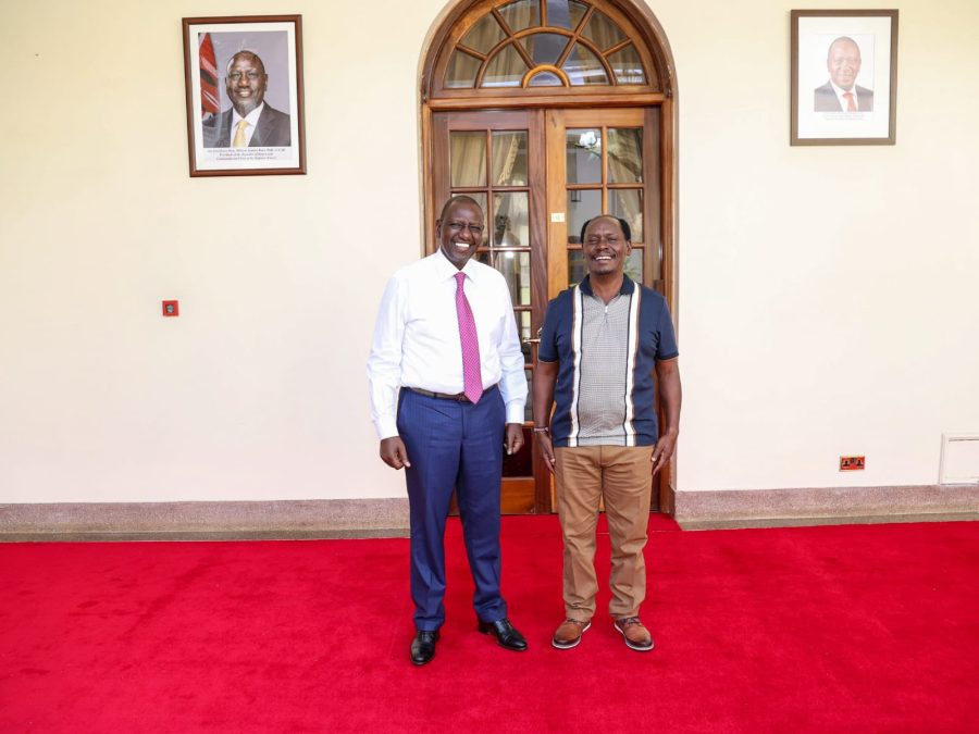 William Kabogo and Ruto in 2023. PHOTO/@honkabogo/X