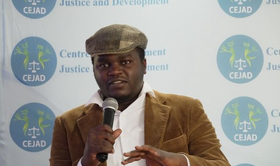 Kenya National Waste Pickers Welfare Association Chairman, Brian Gisore Nyabuti speaking in Nairobi on July 31, 2025.