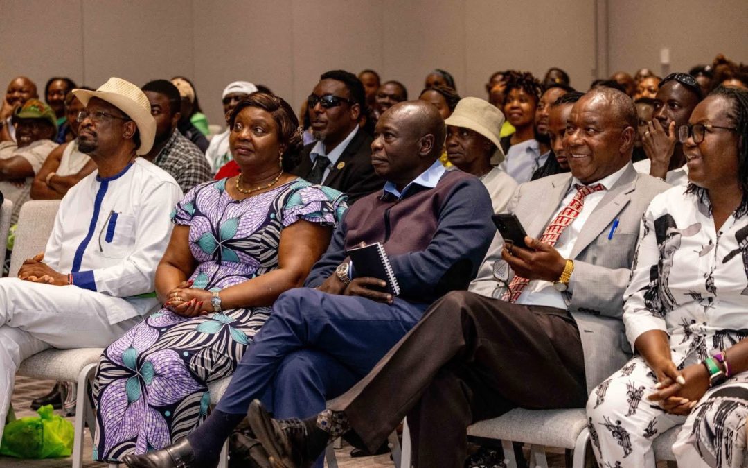 Former Deputy President Rigathi Gachagua and Dorcas Rigathi at a community public rally in Baltimore, United States on July 27, 2025. PHOTO/@Pastor_Dorcas/X