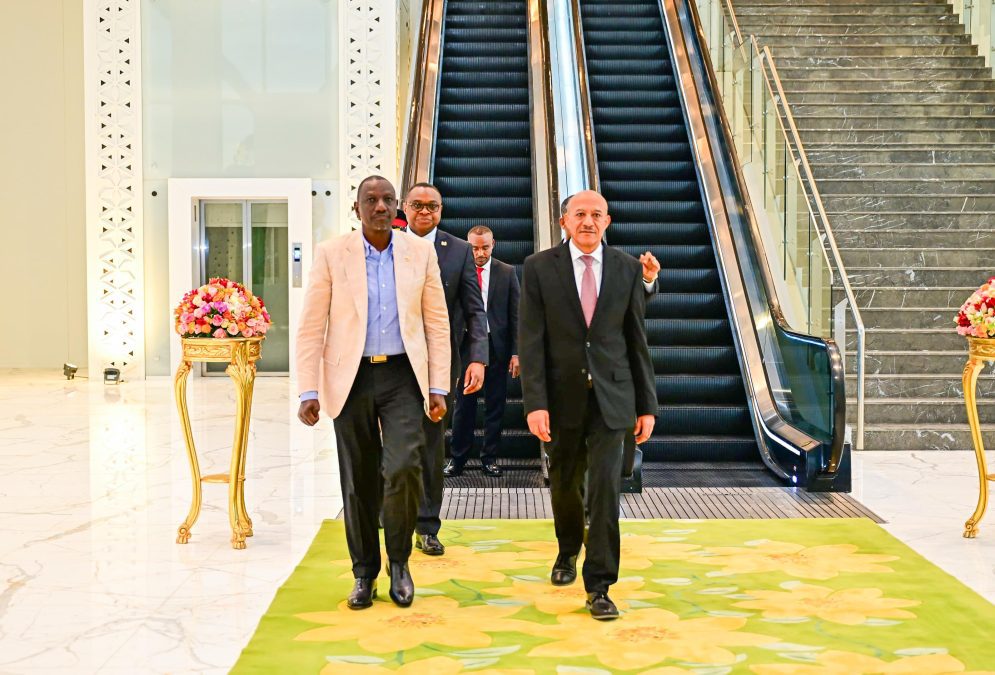 President William Ruto arrives in Addis Ababa, Ethiopia for the Second United Nations Food Systems Summit Stocktake on July 27, 2025. PHOTO/@StateHouseKenya/X