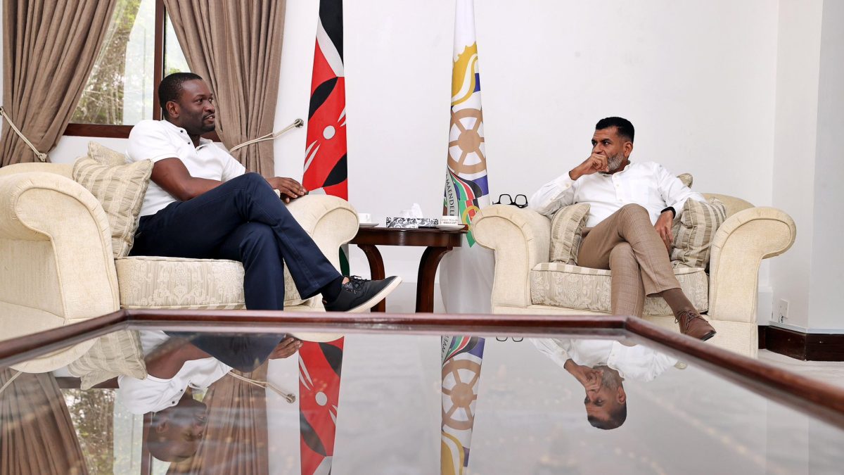 Sifuna meets Governor Nassir amid mounting calls for his ouster