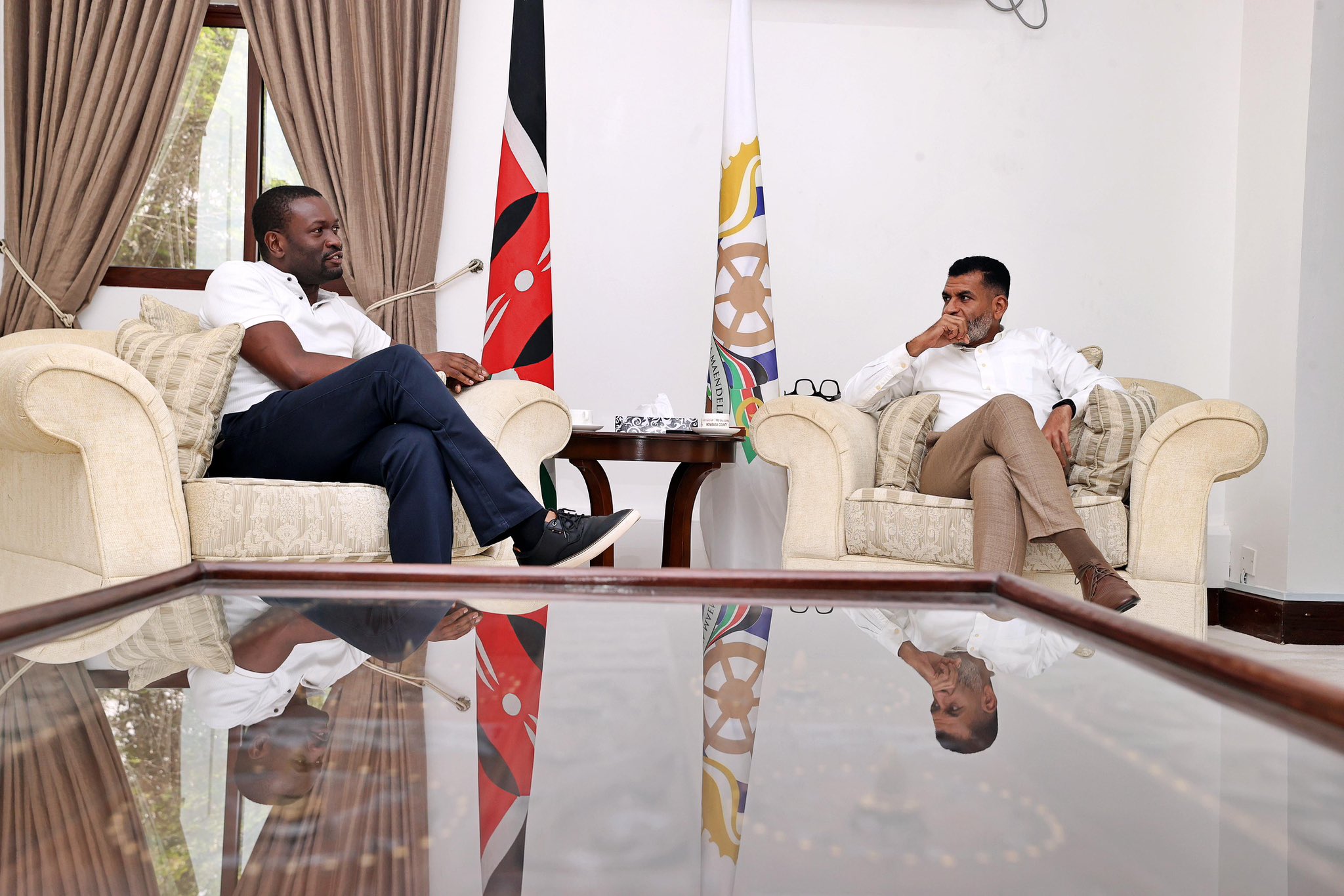 Sifuna meets Governor Nassir amid mounting calls for his ouster