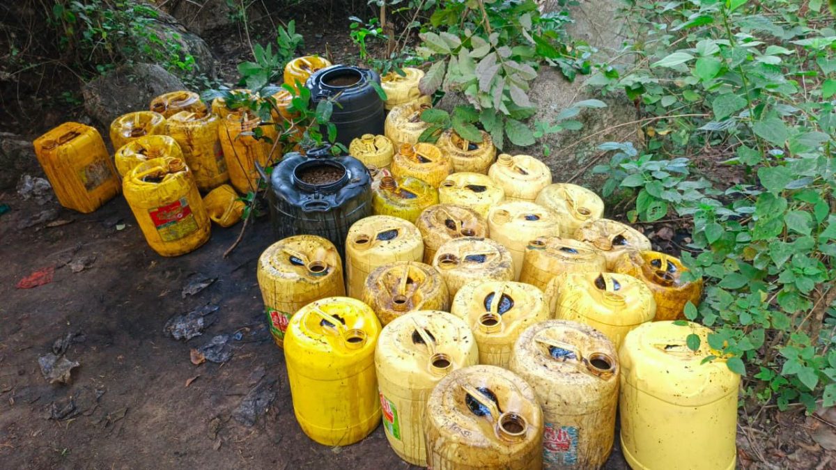 Police destroy 3,916 litres of illicit brew in Nandi crackdown