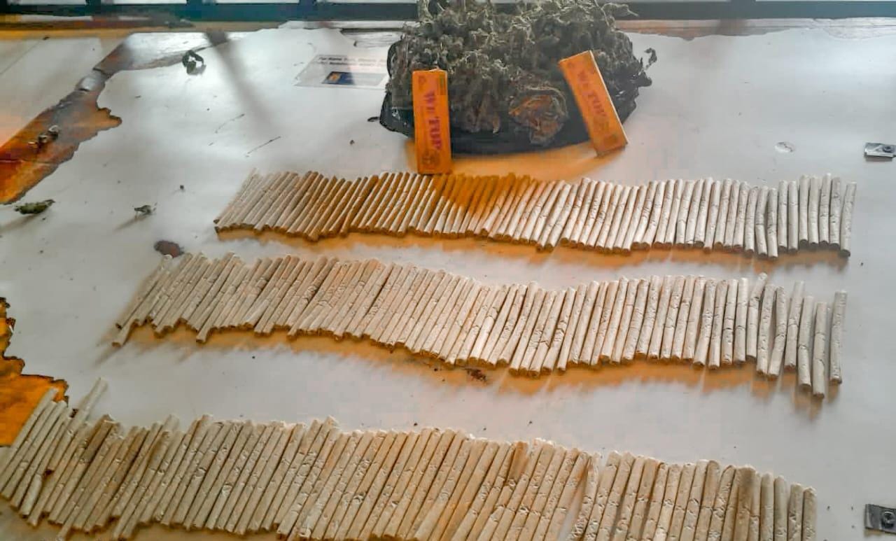 Police arrest two, seize 222 bhang rolls in Busia