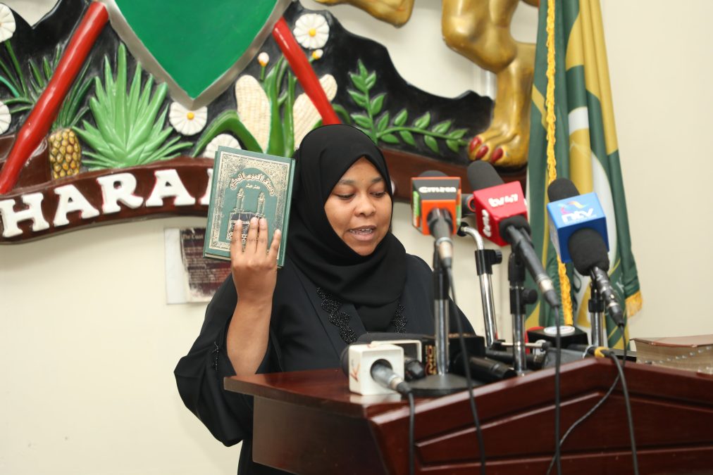 New Independent Electoral and Boundary Commission (IEBC) Vice Chairperson Fahima Araphat Abdallah.PHOTO/@IEBCKenya/X