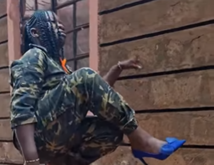 Diana Bahati’s ex-nanny Irene falls down after hopping on Nicki Minaj’s viral heels challenge