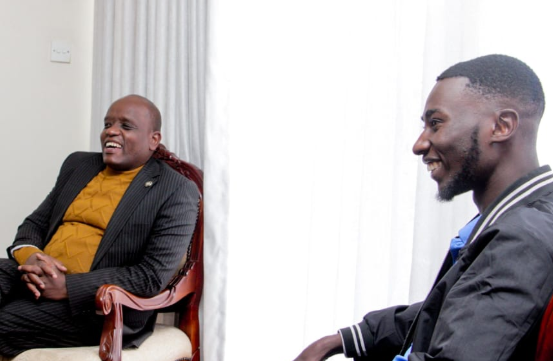 Head of Presidential Special Projects and Creative Economy, Dennis Itumbi, and Kafengo on July 29, 2025.