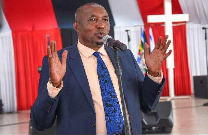 Former Bahati MP Kimani Ngunjiri speaking during a past rally. PHOTO/https://www.facebook.com/HonOnesmusKimaniNgunjiriMpBahatiConstituency