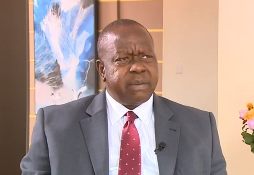 Presidential candidate and former Interior Cabinet Secretary Fred Matiang’i. PHOTO/Screengrab by K24 Digital