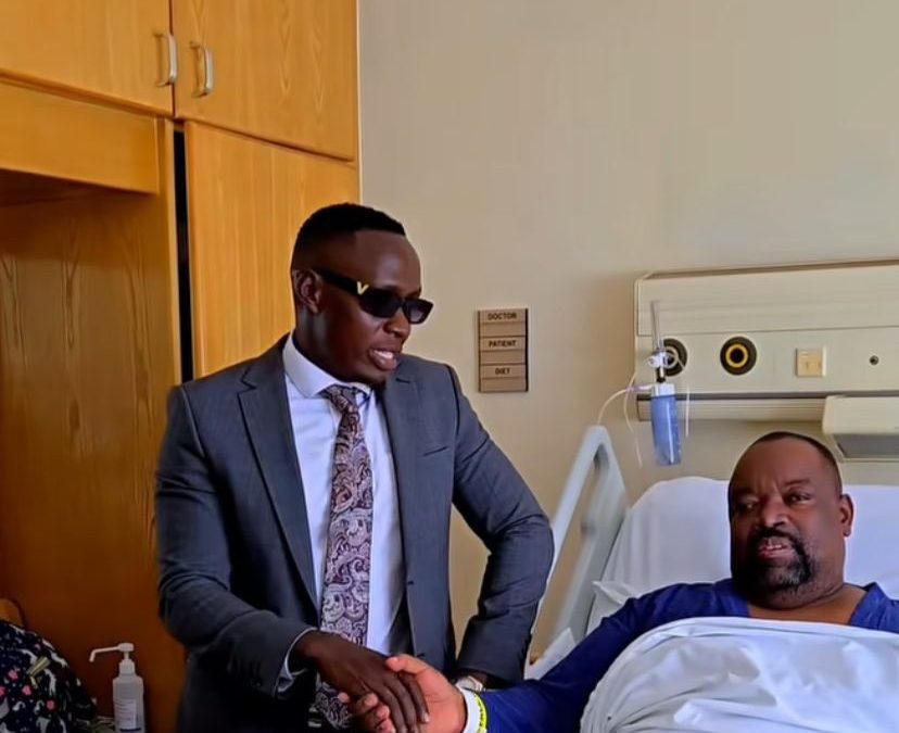 Oga Obinna visits ailing Meru politician Michael Makarina in hospital
