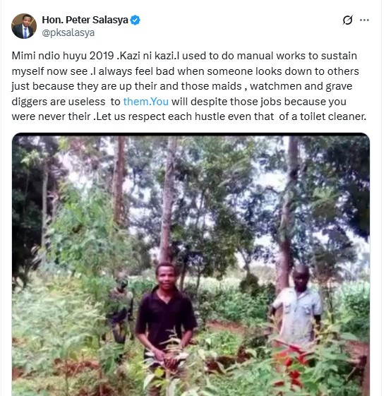 MP Peter Salasya opens up on life before winning parliamentary seat