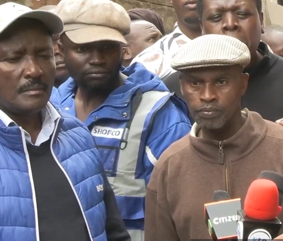 Photo of Kalonzo, Eugene Wamalwa after visiting Boniface Kariuki's familly. PHOTO/screengrab by K24 digital from facebook by Kalonzo Musyoka