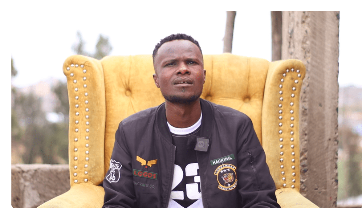 Mose who claimed to be a freemason member. PHOTO/Screengrab by K24 Digital of Youtube video by @Pashwa TV.