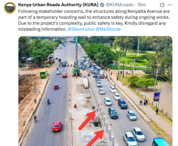 Statement by KURA. PHOTO/ Screengrab by K24 Digital