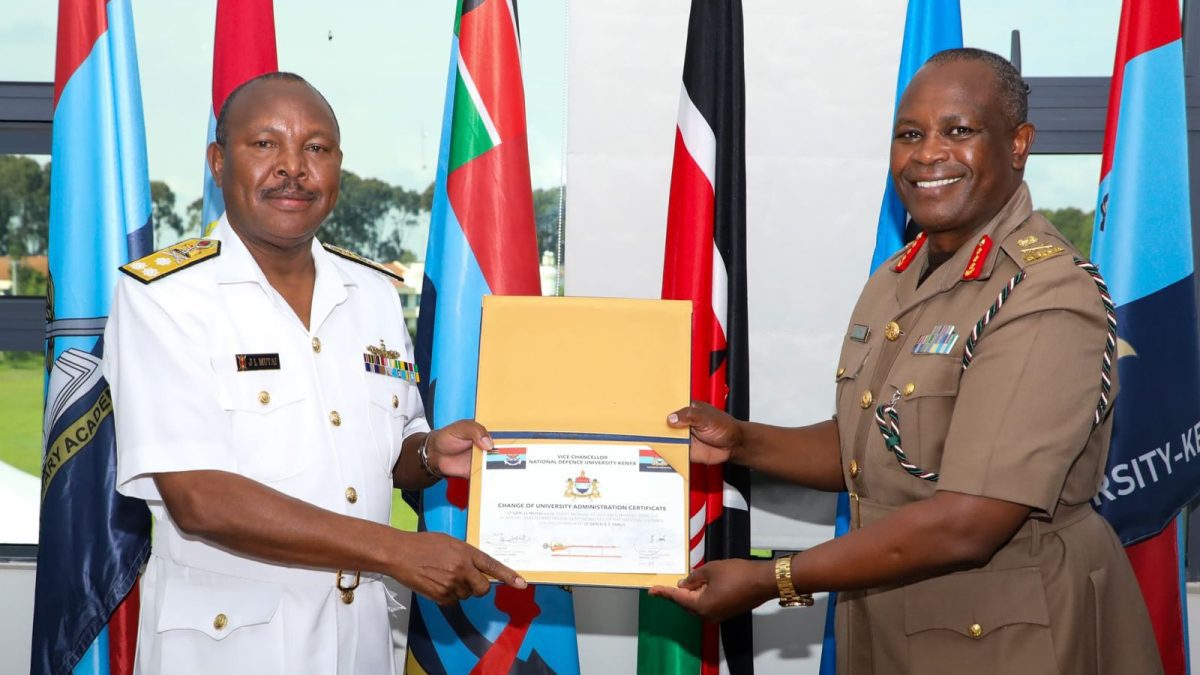 Change of guard at NDU-K as Lt. Gen. Tarus officially takes over as VC