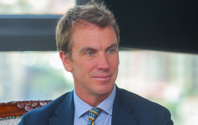 The United Kingdom Deputy High Commissioner Ed Barnett. PHOTO/https://www.facebook.com/photo?fbid=1003806745116569&set=pcb.1003806801783230